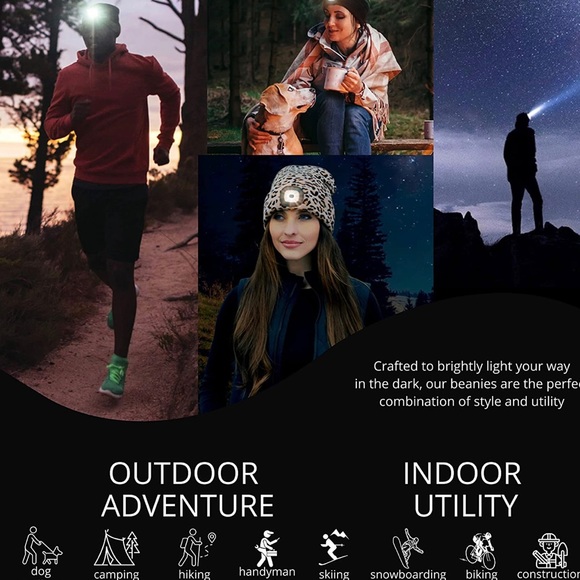 Night Scope Explorer’s Collection Rechargeable LED Beanie - Picture 3 of 9